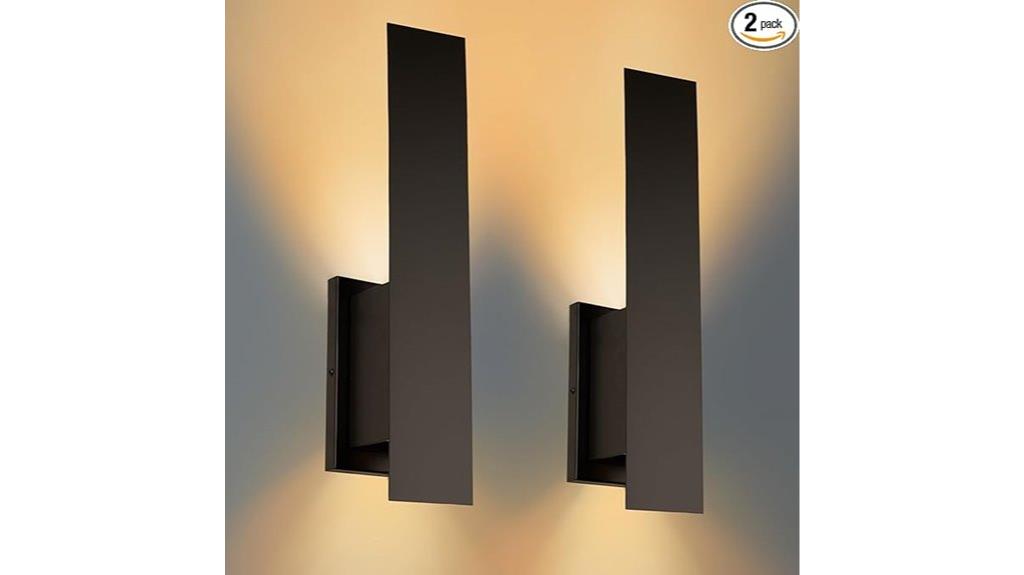 modern dimmable wall sconces