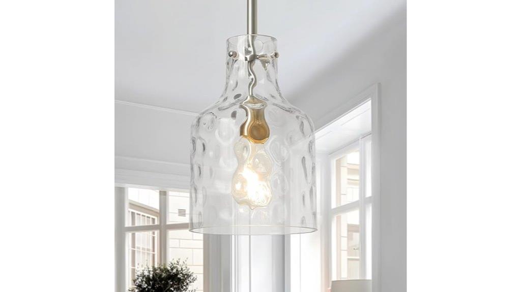 modern glass pendant lights