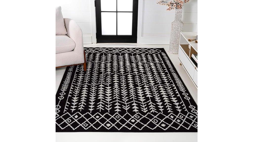 moroccan geometric rug