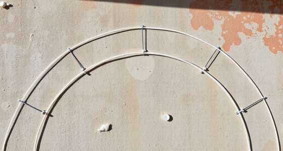 mural layout with string