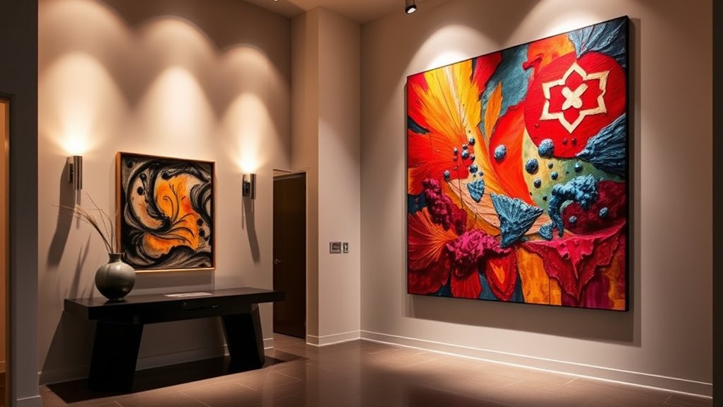 optimal artwork lighting choices