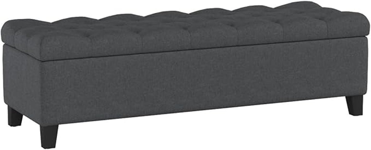 ottilie fabric storage ottoman