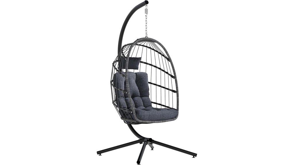 outdoor egg chair stand