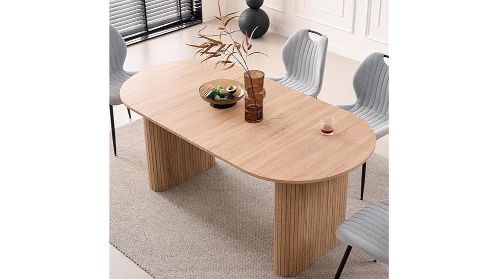 oval table for six