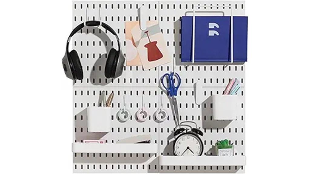 pegboard wall organizer kit