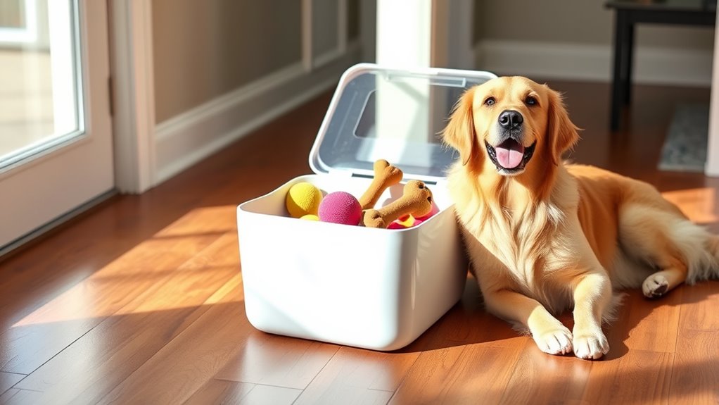 pet toy storage considerations