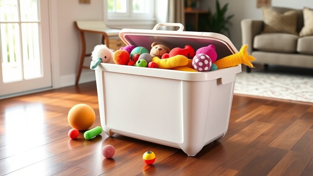 pet toy storage solutions