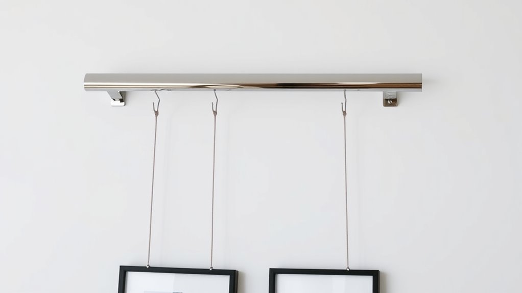 picture rail hanging methods