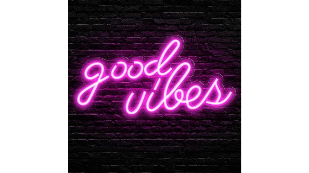 pink neon bedroom decor