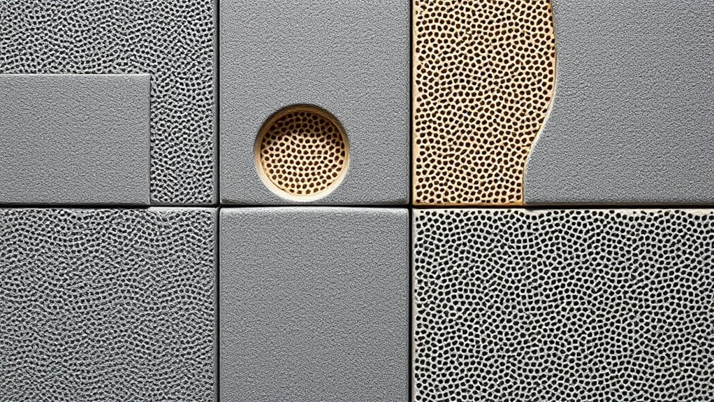 porosity density sound absorption