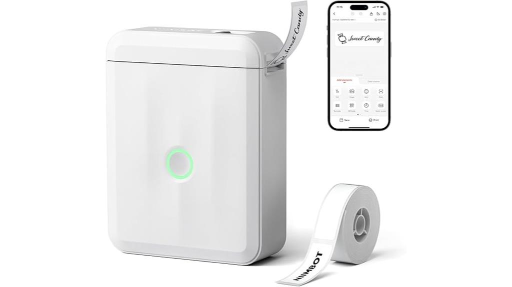 portable bluetooth label maker