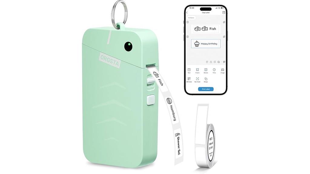 portable bluetooth label printer