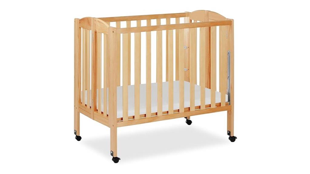 portable folding side crib