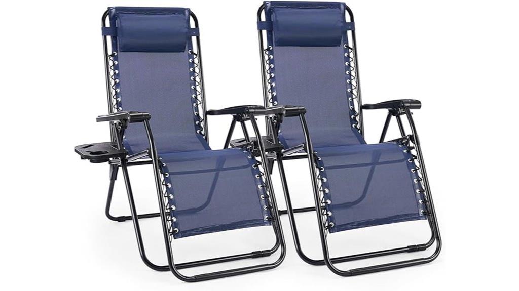 portable recliners with cup holders