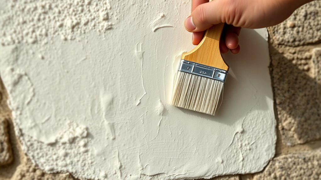 preparing and applying limewash