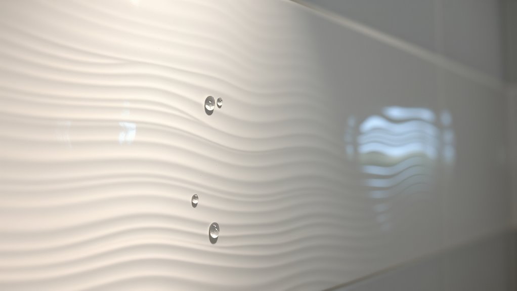 proper bathroom wallpaper installation