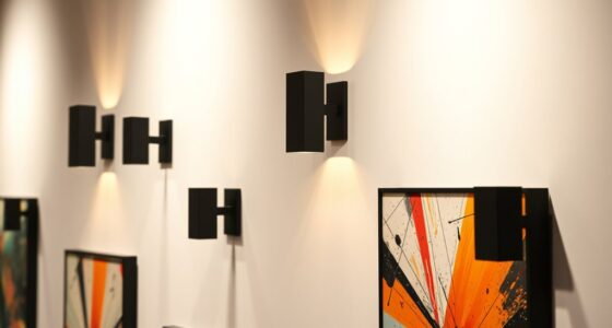 proper distance from artwork