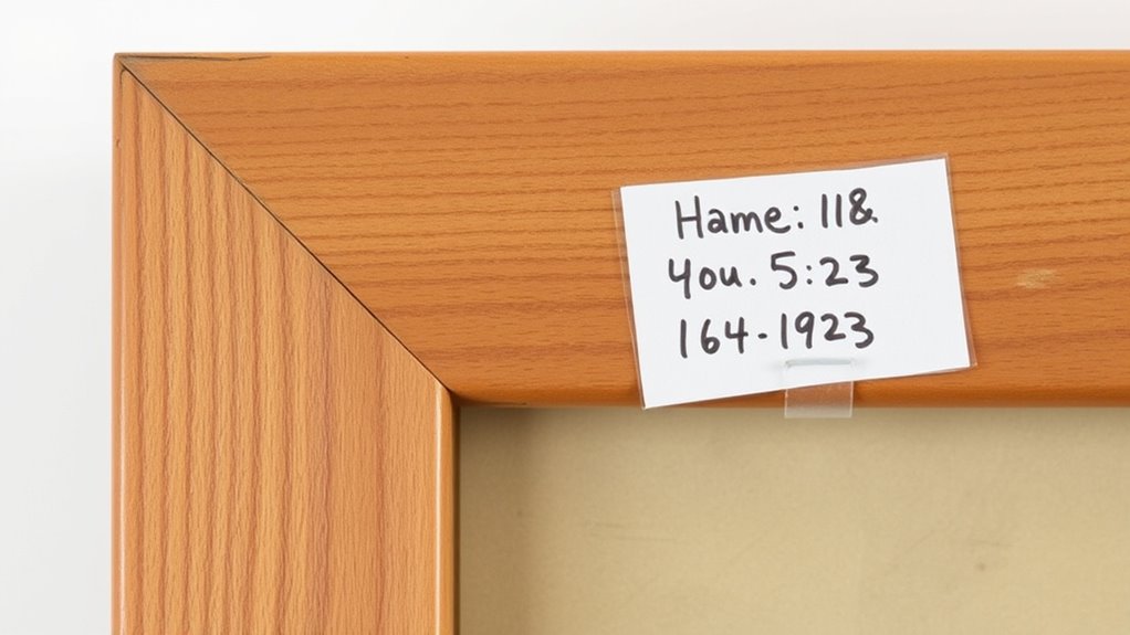 proper frame labeling practices