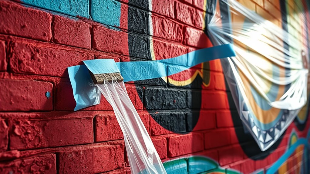 protect artwork during painting