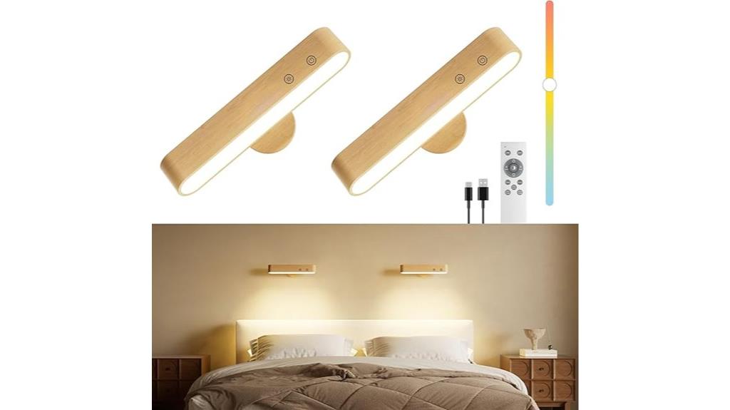 rechargeable led sconce pack