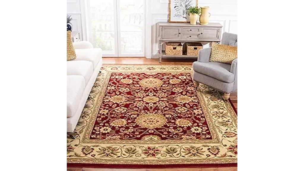 red ivory oriental rug