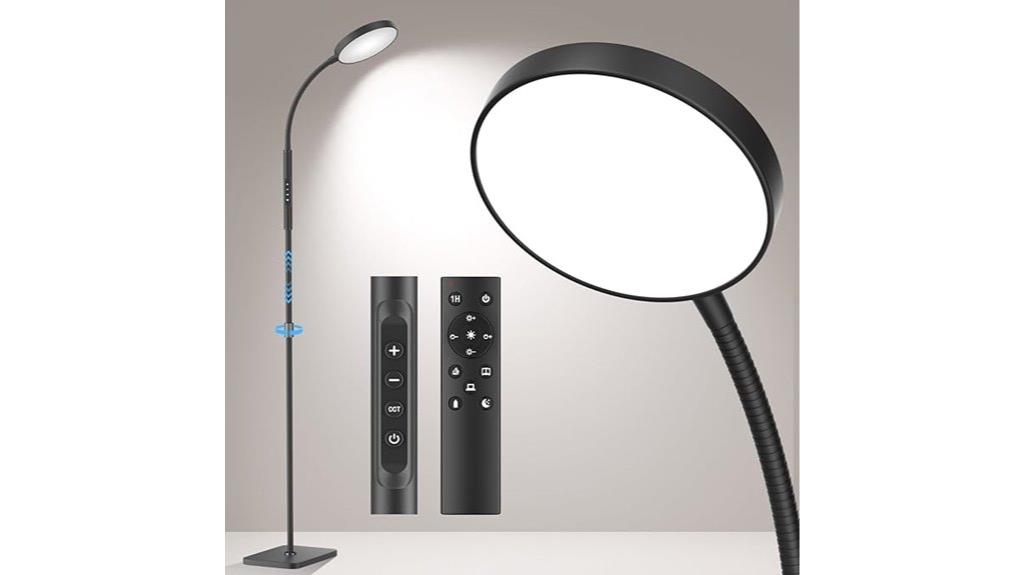 remote touch adjustable lamp