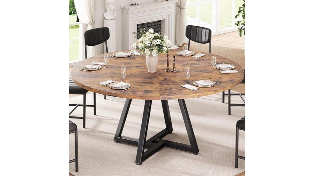 round dining table