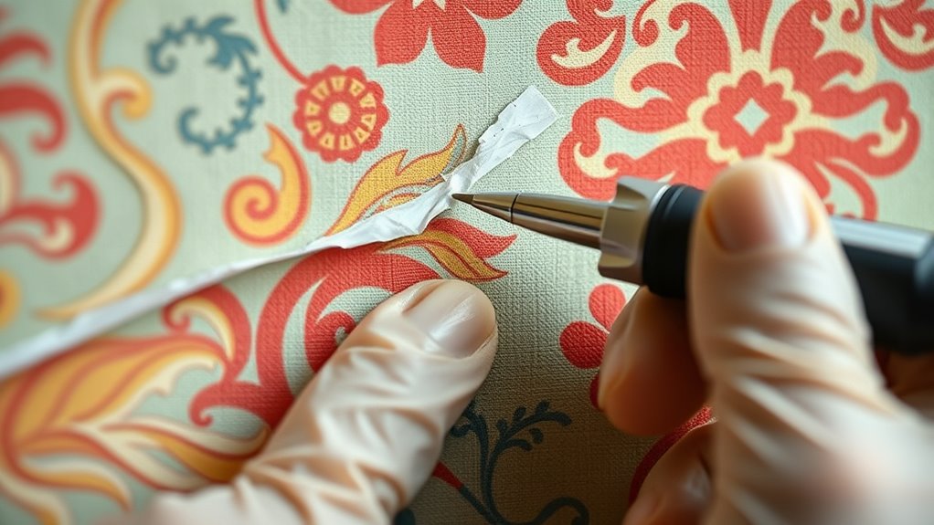 seal wallpaper with heat