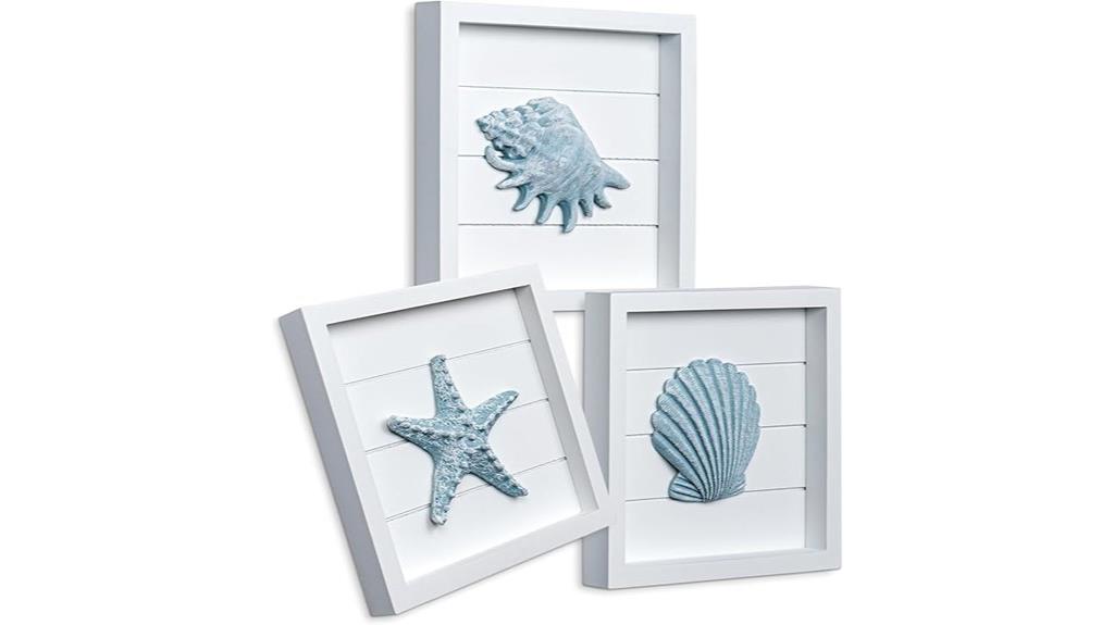 seashells starfish wall art