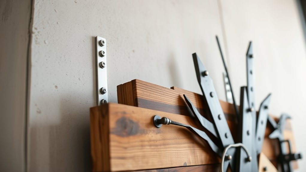 secure heavy art displays