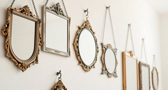 secure heavy drywall mirrors