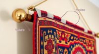 secure tapestry hanging methods