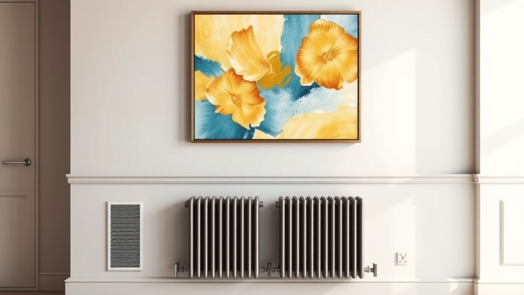 securely hang art safely