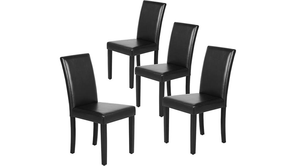 set of four chairs