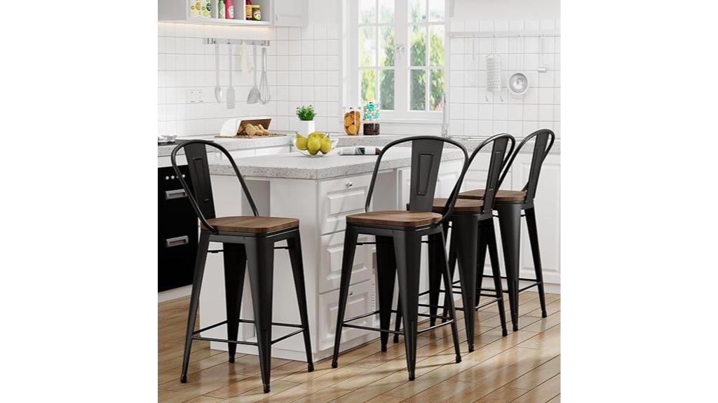 set of four stools