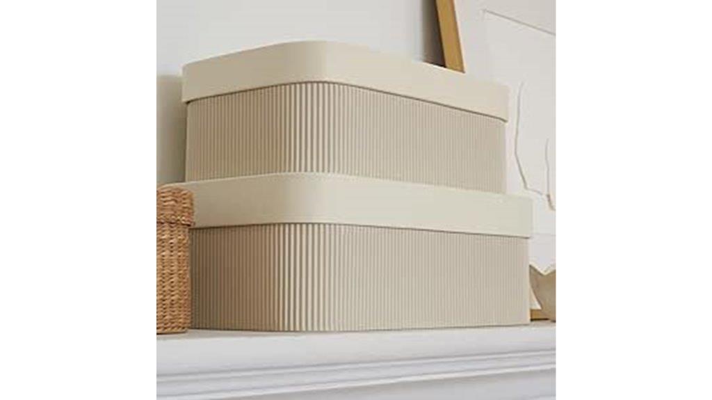 set of two decorative boxes