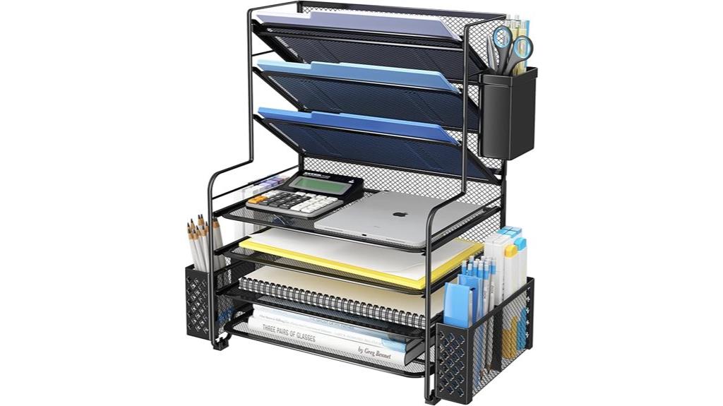 seven tier desk organizer