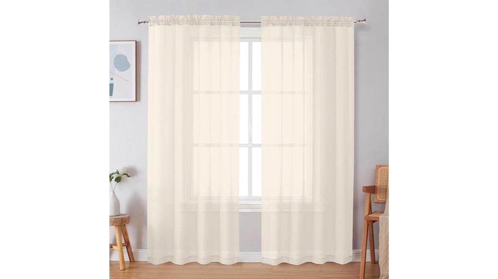 sheer curtain panels