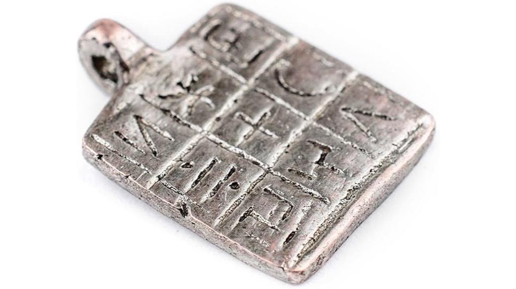 silver tuareg talisman pendant