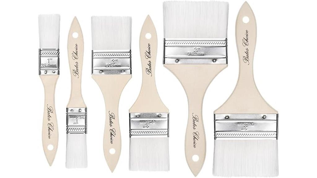 six pack paint brushes