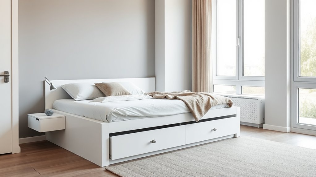 space efficient functional beds