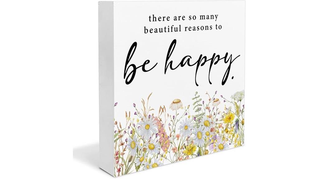 spring wildflowers sign