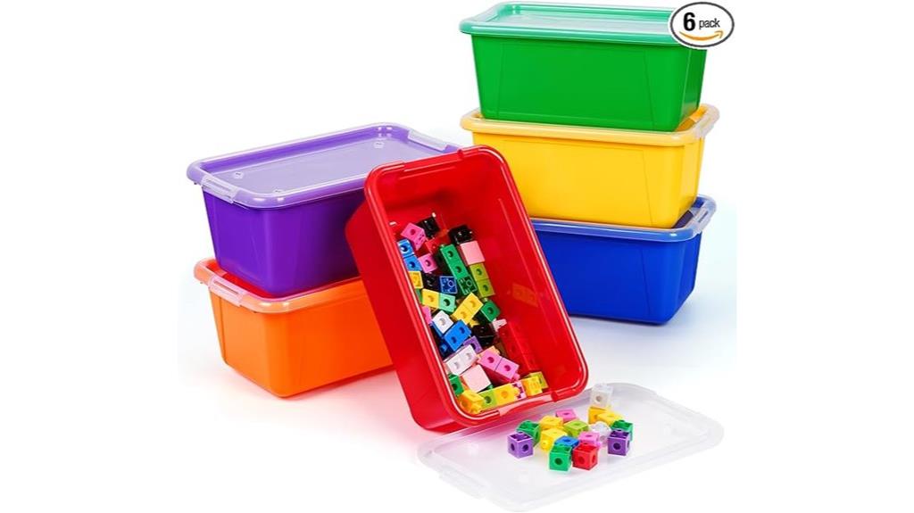 stackable storage bins