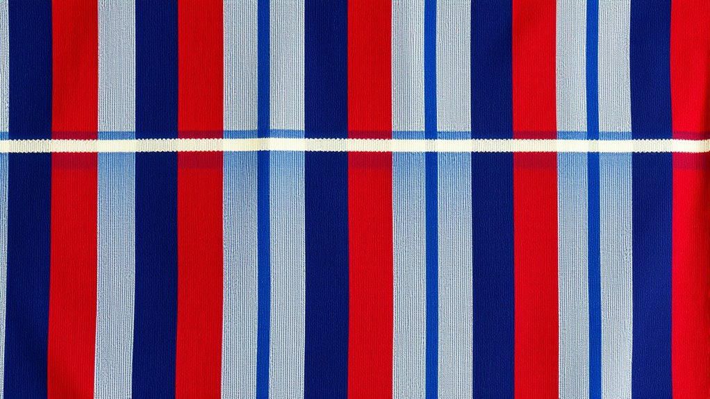 stripe patterns shape illusions