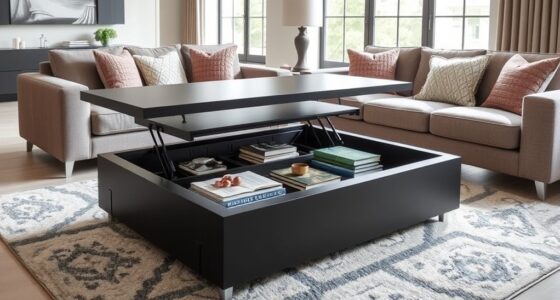 stylish lift top storage tables