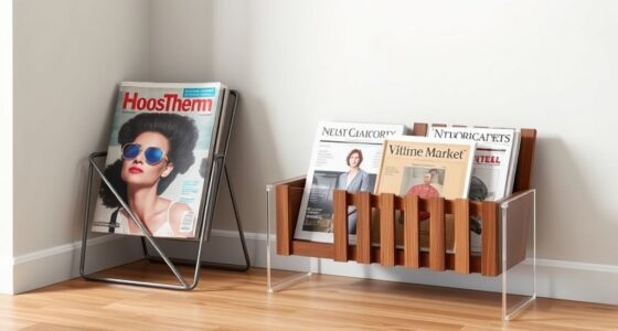 stylish magazine storage solutions