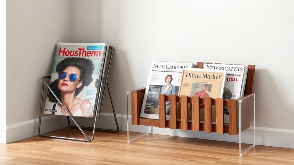 stylish magazine storage solutions