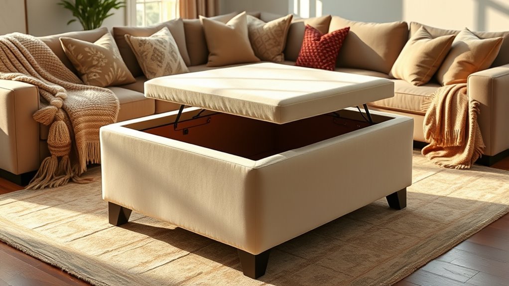 stylish storage ottoman choices