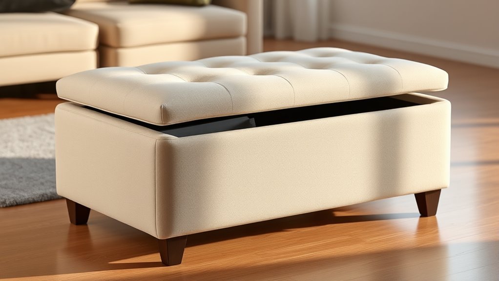stylish storage ottoman seating