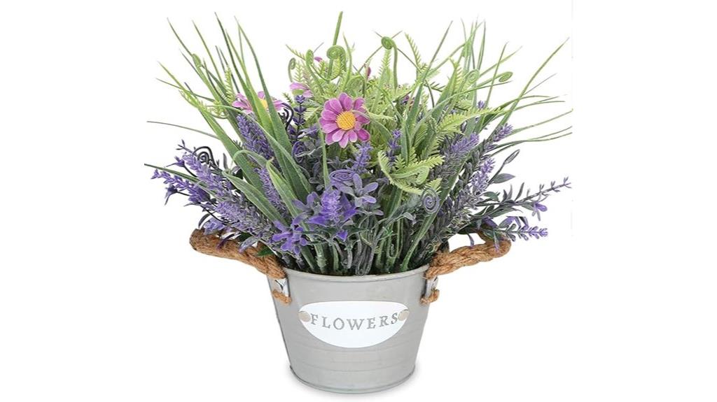 tall artificial lavender plants